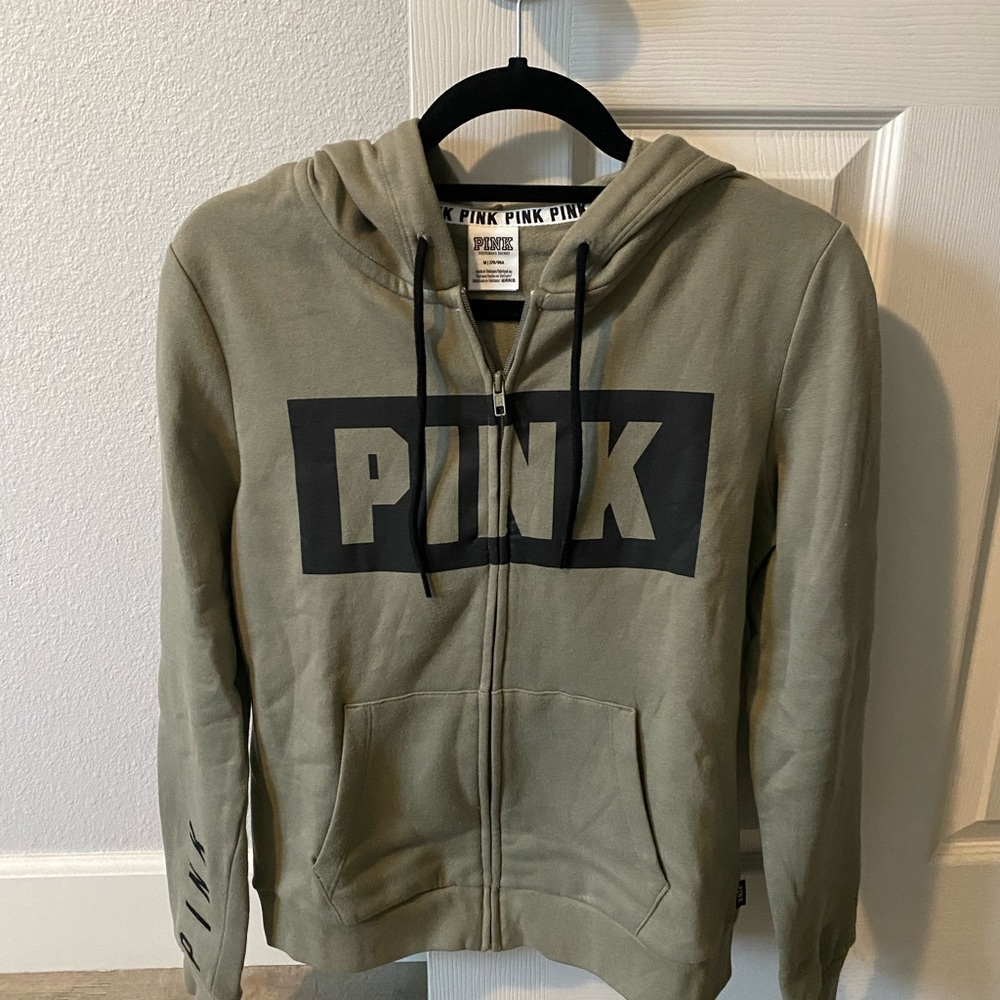 Pink - Hooded Zip Up